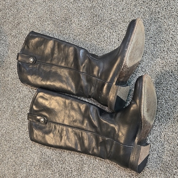 Frye Women 4001 3477167 Melissa 3 button Tall Riding Boots shoes sz 6B - Picture 12 of 14